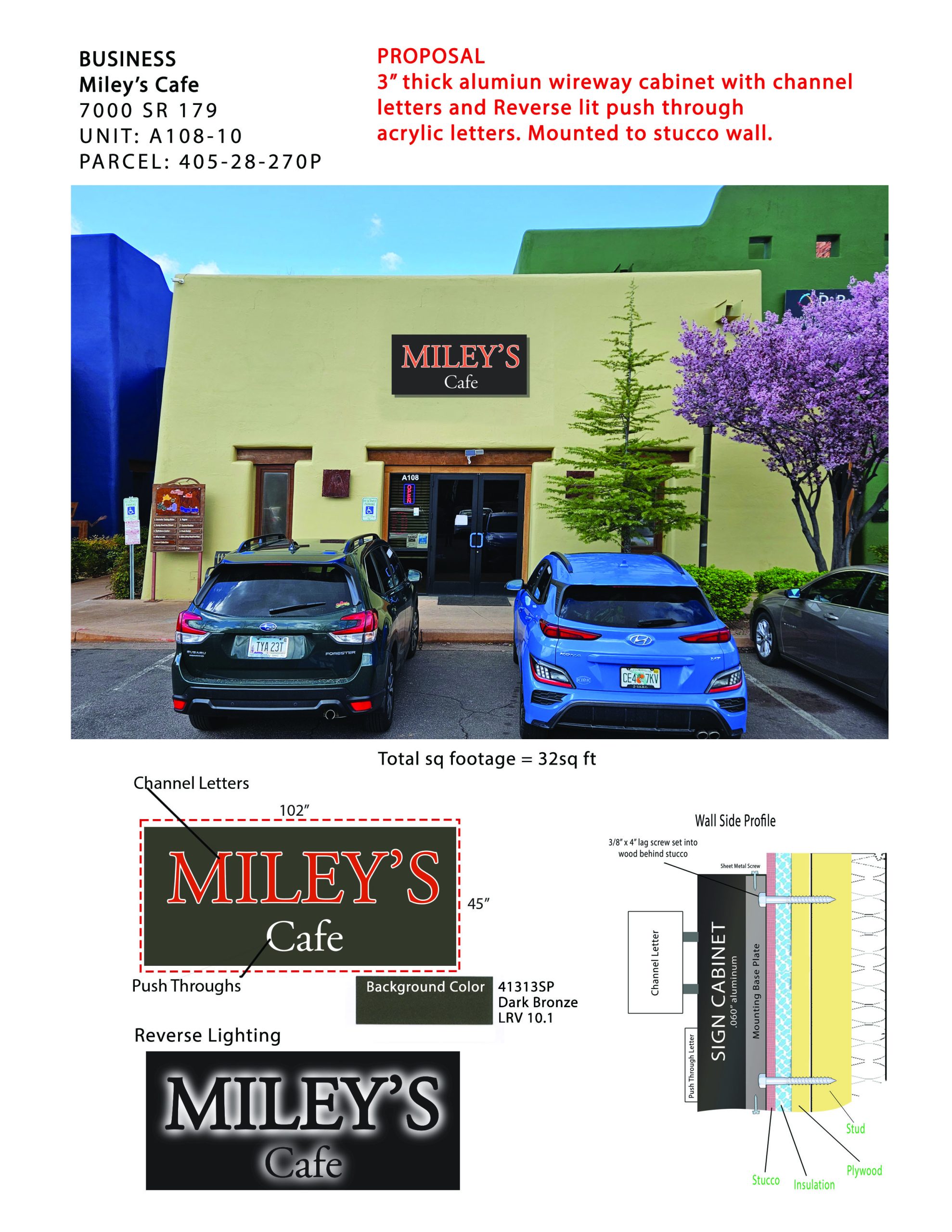 The Collective - Miley's Cafe - Elevation Render