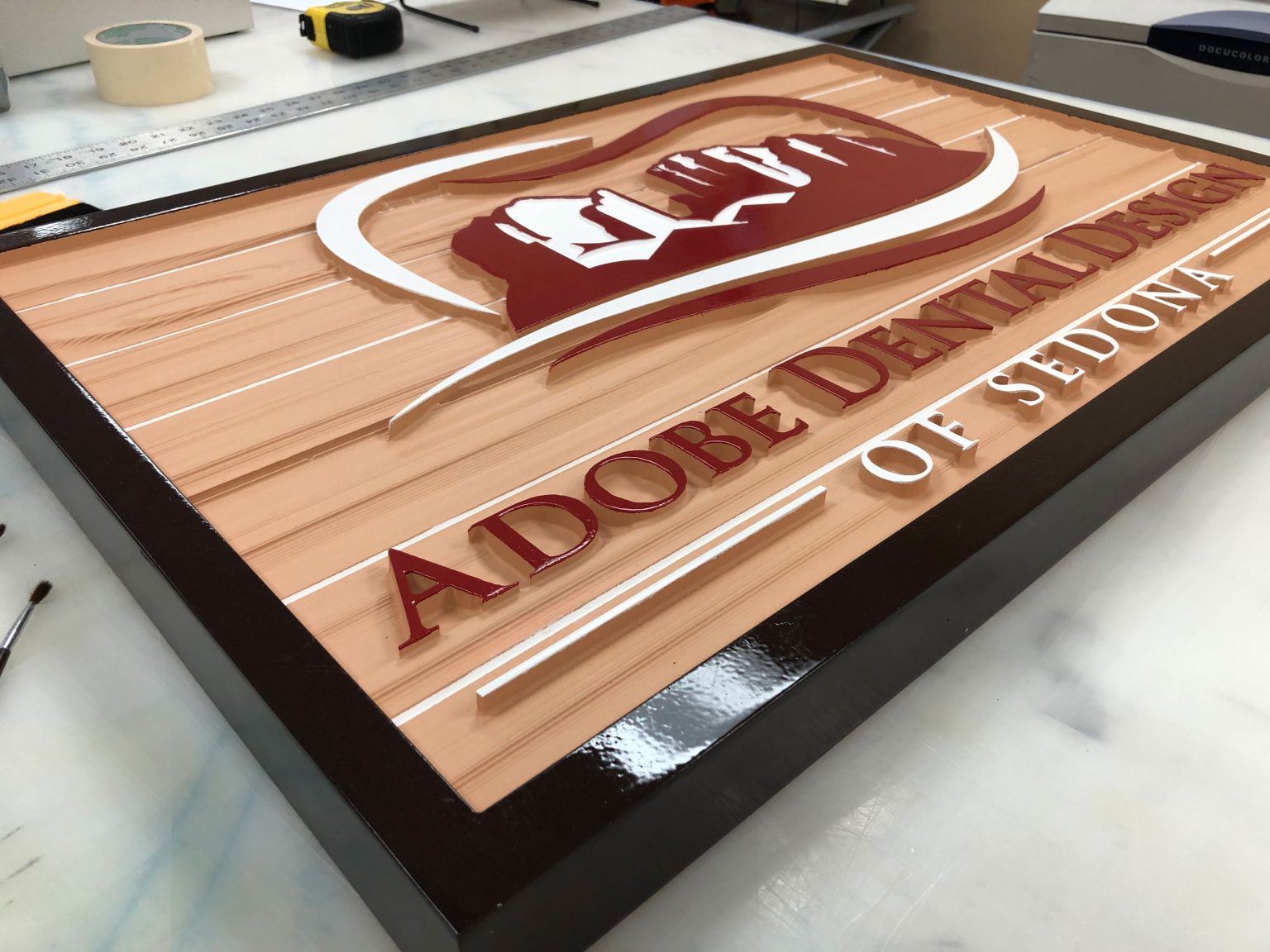 Sedona-Sign-Company-Adobe-Dental-Designs-HDU-Routed-Sign-9