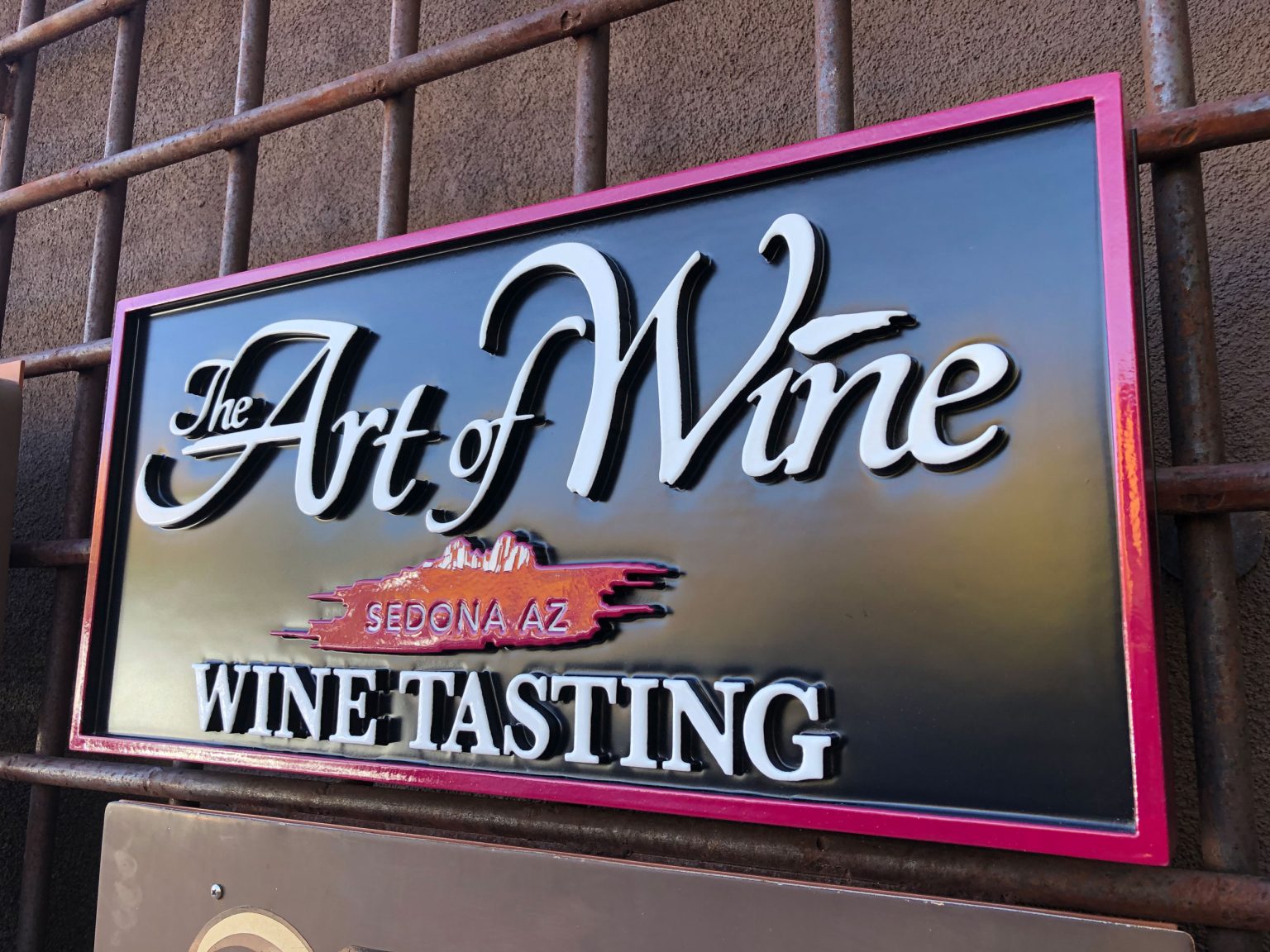Sedona-Sign-Company-The-Art-of-Wine-Tasting-Room-HDU-Routed-Sign-6